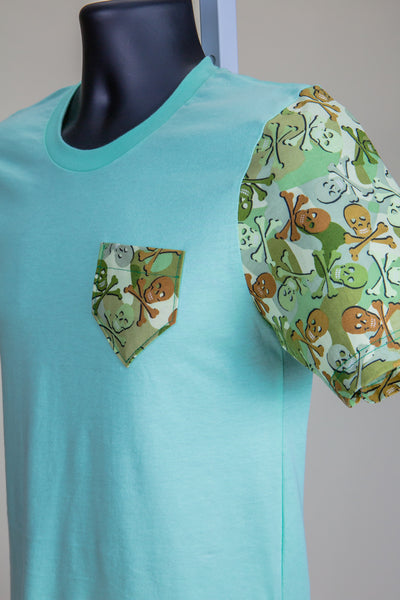 DOSOS Custom Pocket & Sleeve Black Tee (1 of 1)