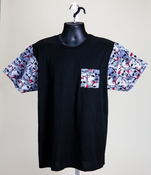 DOSOS Custom Pocket & Sleeve Black Tee (1 of 1)