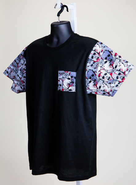 DOSOS Custom Pocket & Sleeve Black Tee (1 of 1)