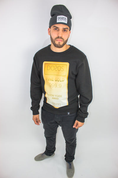 DOSOS Fine Gold Crew Neck